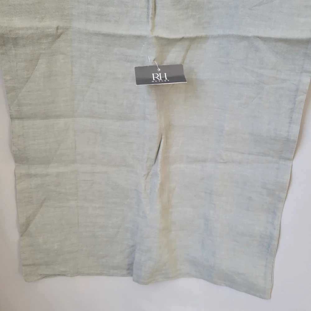 NEW Restoration Hardware Stonewashed Linen Standard Pillowcase Gray Fog